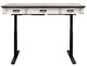 Martin Furniture Hartford Gray/White Electric Sit/Stand Desk-1