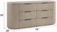 ACME Furniture Leanna Light Oak Dresser-2