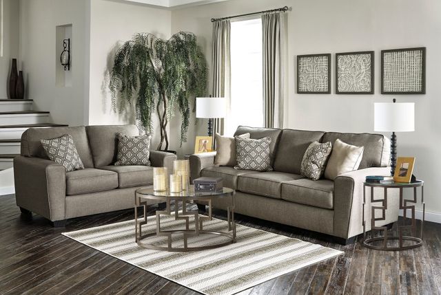 Benchcraft® Calicho 2-Piece Cashmere Living Room Set-3