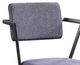 ACME Furniture Cargo 2-Piece Gray/Gunmetal Counter Height Arm Chair Set-1