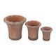 A & B Home 3-Piece Brown Planter Set-0