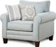 Fusion Furniture Grande Mist Grey Chair and a Half-1