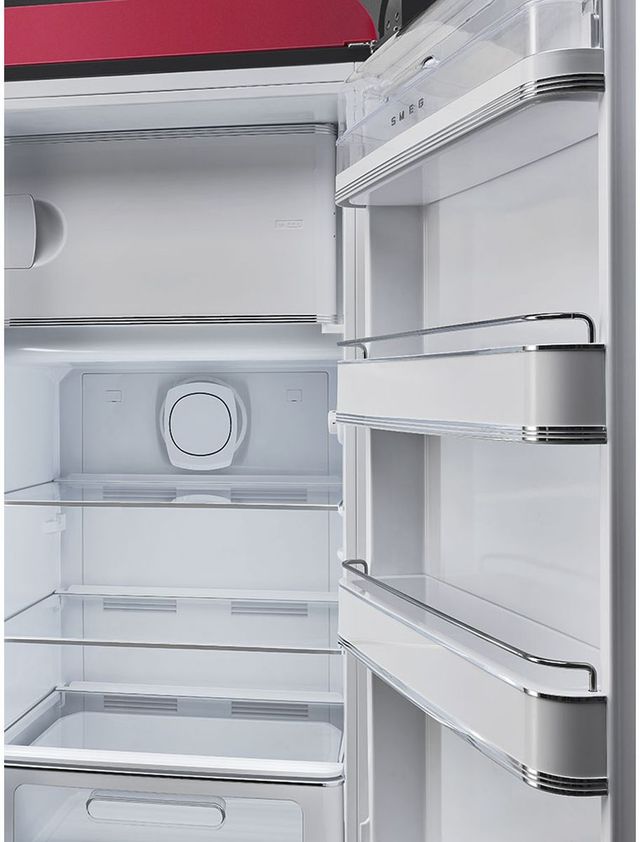 Smeg 24" 9.5 Cu. Ft. Matte Ruby Red Compact Refrigerator-1