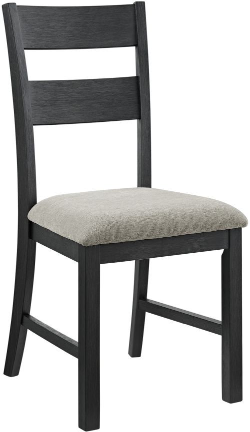 Elements International Garcia 6-Piece Black Dining Set-3