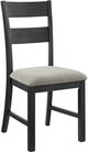Elements International Garcia 6-Piece Black Dining Set-3