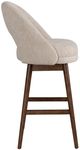 Armen Living Adrian 4-Piece Ancient Stone/Brown Wood Counter Stool Set-4