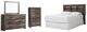 Signature Design by Ashley® Drystan 4-Piece Multi Queen/Full Bookcase Headboard Set-0