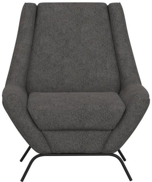 International Furniture Direct Tyne Gray Accent Chair-2