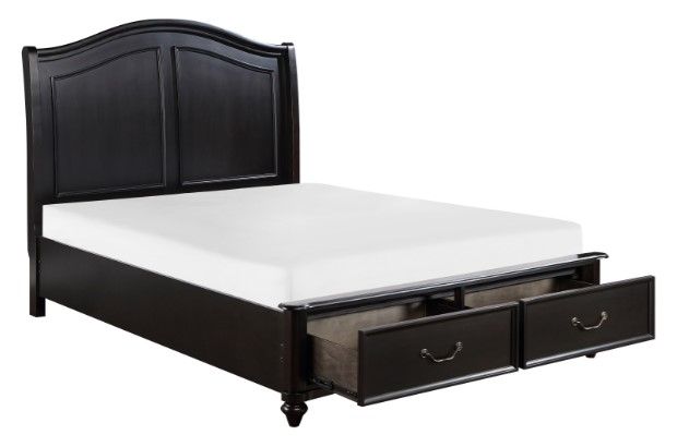 Homelegance® Herman Charcoal Brown Eastern King Platform Bed-3