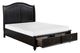 Homelegance® Herman Charcoal Brown Eastern King Platform Bed-3