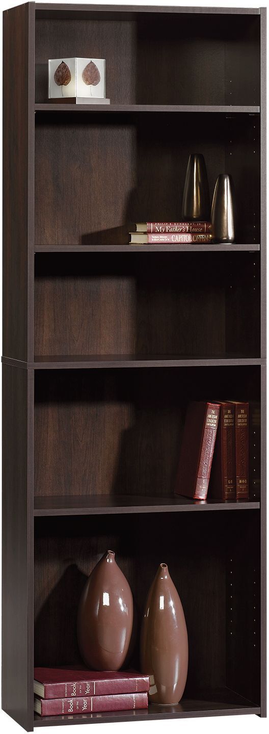 Sauder® Beginnings® Cinnamon Cherry 5-Shelf Bookcase-0
