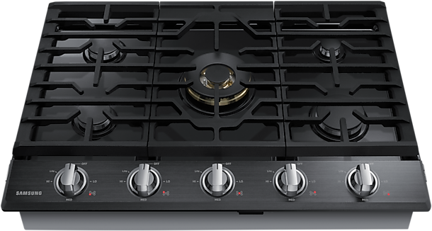 Samsung 30" Black Stainless Steel Gas Cooktop-1