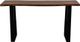 Porter International Designs Manzanita Harvest Console Table with Black Trapezoid Base-1