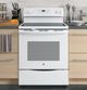 GE® 30" White Freestanding Electric Range-1