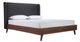 Mazin Furniture Brody Dark Gray Queen Upholstered Platform Bed-1