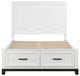 Homelegance® Garretson White Full Platform Storage Bed-4