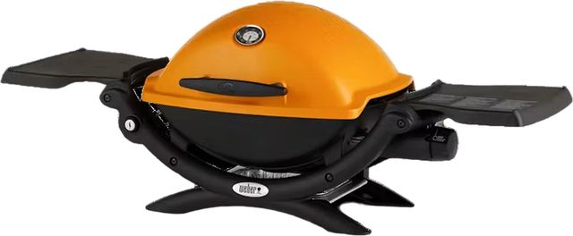 Weber® 1200™ 1-Burner Orange Portable Liquid Propane Grill-3