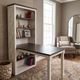 Sunny Designs™ Carriage House Charcoal Gray/Weathered Crème Desk Return-1