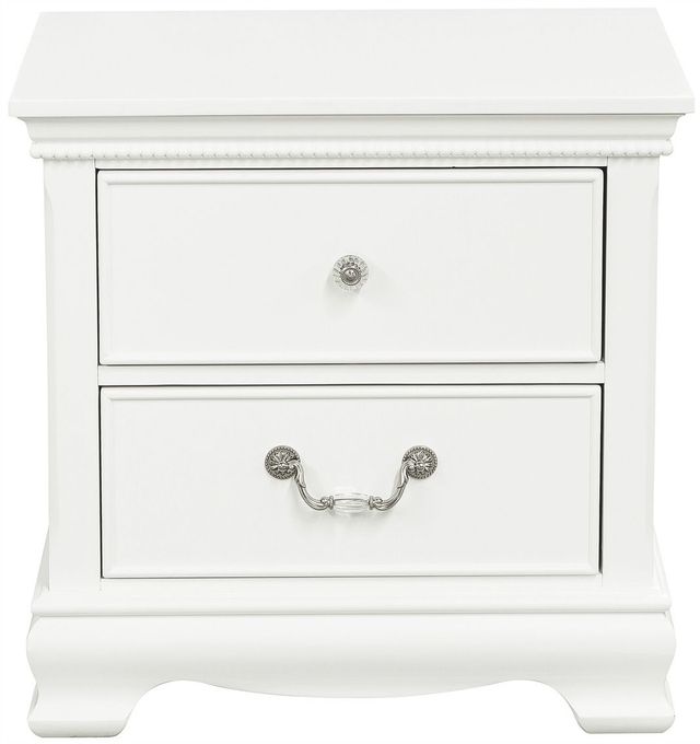 Homelegance® Lucida White Nightstand-2