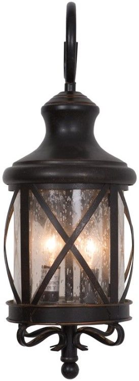 YHD Lorenza Oil Rubbed Bronze 2-Light Incandescent Exterior Lighting-3