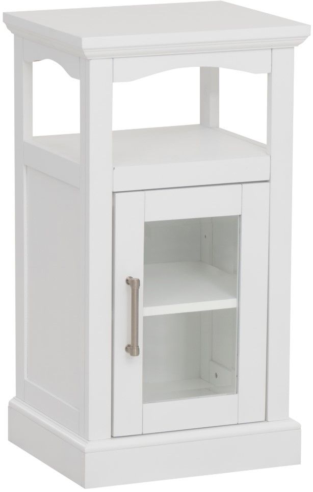 Linon Scarsdale White Demi Cabinet-0