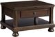 Signature Design by Ashley® Porter 3-Piece Rustic Brown Living Room Table Set-1