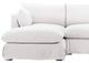 Dovetail Furniture Otis 2-Piece Easton White Left-Arm Facing Sofa Sectional and Chaise-1