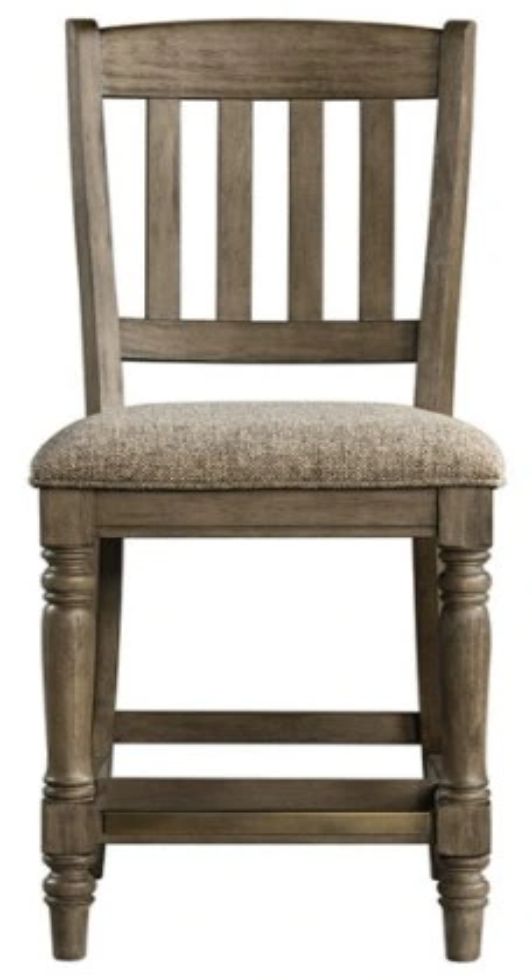 Intercon Balboa Park Brown/Roasted Oak 40" Slat Dining Side Chair-1