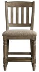 Intercon Balboa Park Brown/Roasted Oak 40" Slat Dining Side Chair-1