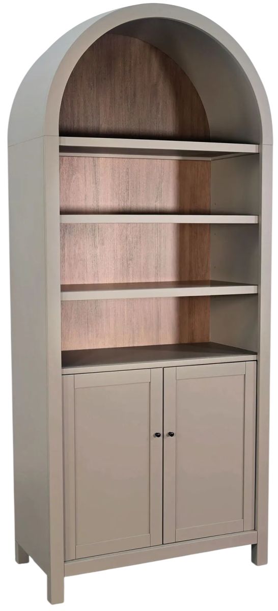 Sunny Designs™ Buckskin/Pavestone Display Cabinet-0