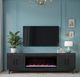 Legends Home Radiance Seal Skin Black 92" Fireplace TV Console-1