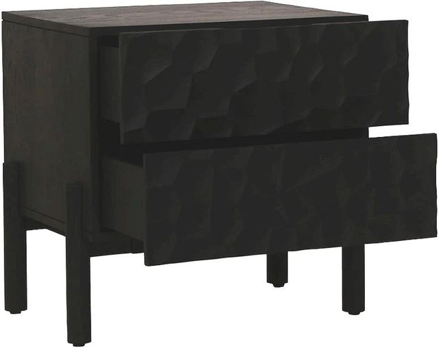 Moe's Home Collection Misaki Black Nightstand-1