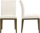 Moe's Home Collection Frankie 2-Piece White Dining Side Chair Set-3