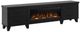 Legends Home Real Cozy Sonoma Seal Skin Black 95" Fireplace TV Stand-0