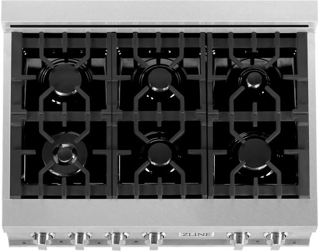 ZLINE Professional 36" Satin Stainless Steel Gas Rangetop-3