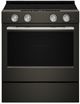 KitchenAid® 30" Black Ore Slide-In Electric Range-1