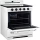 Unique® Appliances Classic Retro 30" Marshmallow White Slide In Induction Range-3