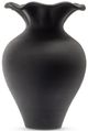 Moe's Home Collection Ruffle Black 12" Decorative Vessel-1