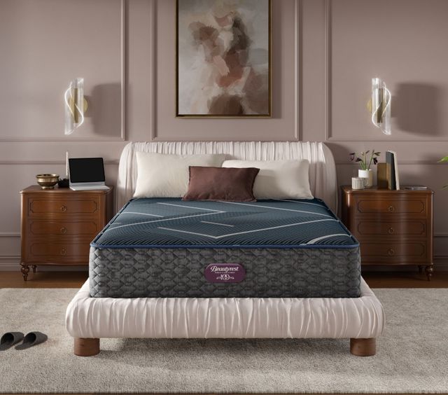 Beautyrest® World Class Hybrid™ Level Four 13.5" Firm Smooth Top California King Mattress-2