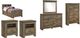 Signature Design by Ashley® Trinell 6-Piece Brown Full Panel Storage Bed Set-0