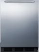 Summit® 5.5 Cu. Ft. Stainless Steel Under the Counter Refrigerator-0