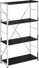 ACME Furniture Tennos Black/Chrome Bookshelf-0