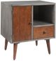 Olliix by INK+IVY Grey Stinson Storage Nightstand-3
