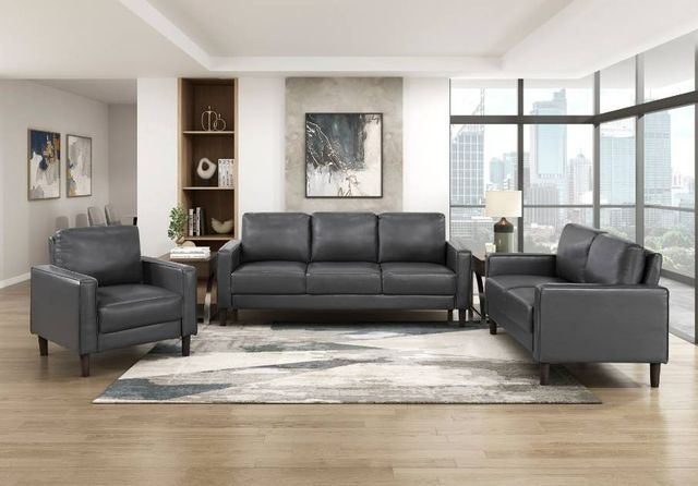 Homelegance® Malcolm Dark Gray Accent Chair-1