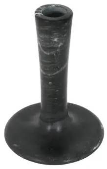 Moe's Home Collection East Black Veined Marble Tall Candle Holder-2