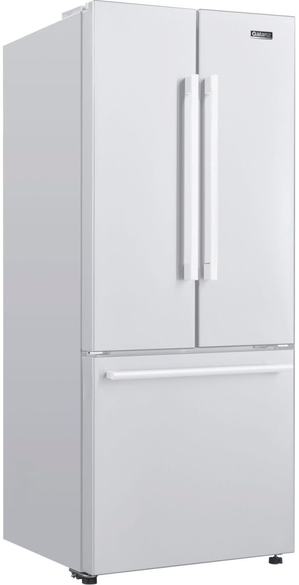 Galanz 16 Cu. Ft. White French Door Refrigerator-0