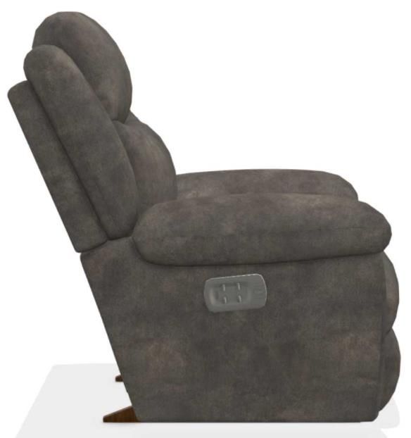 La-Z-Boy® Joel Smoke Power Rocking Recliner with Headrest and Lumbar-2