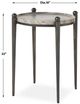 Uttermost® Nahunta Gray Accent Table with Dark Bronze Base-2