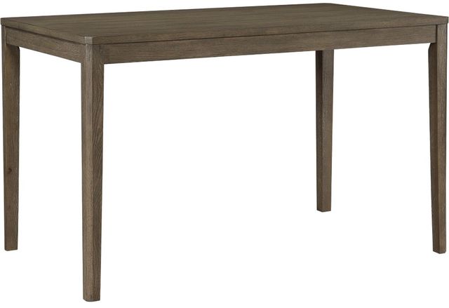 Mazin Furniture 6-Piece Emilia Light Brown/Gray Counter Height Dining Room Set-1