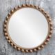 Uttermost® Cyra Walnut Beaded Round Mirror-3